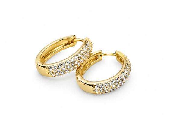 Pendientes Idee Preziose dal 1987 Mujer in Oro amarillo Zircone IP.OK18G/197 - IP.OK18G/197